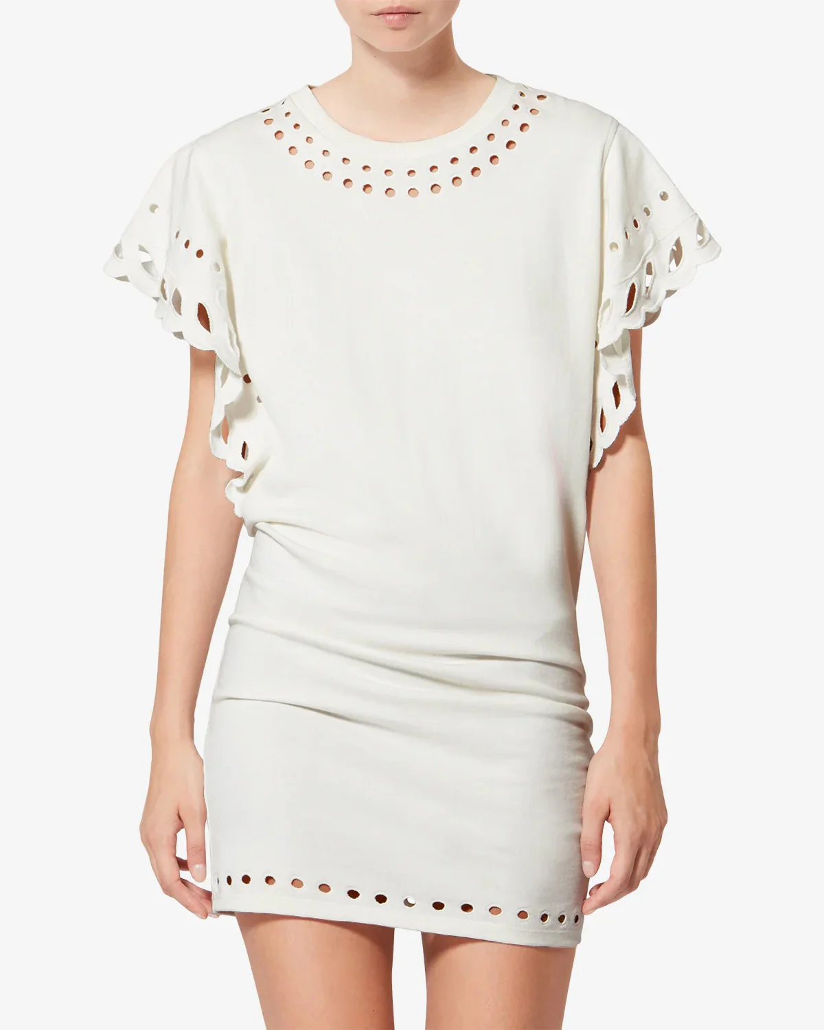 ISABEL MARANT Orlane Dress White - Image 3