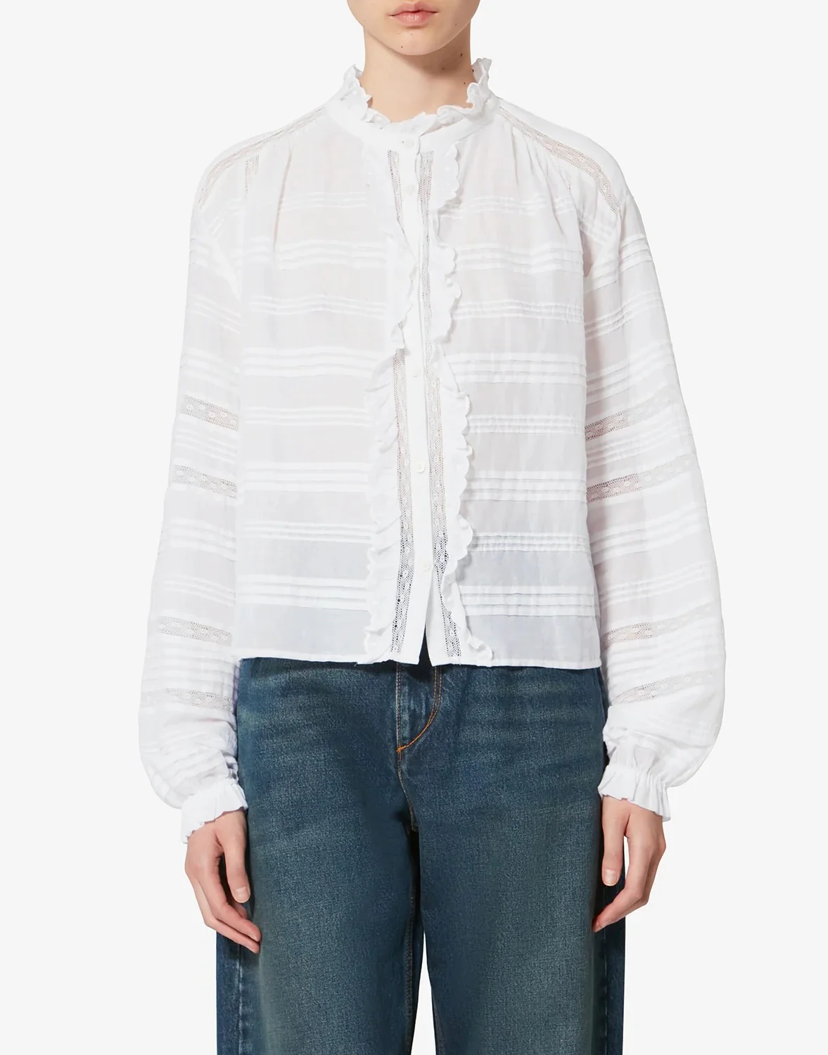 Isabel Marant Peline White Blouse - Image 3