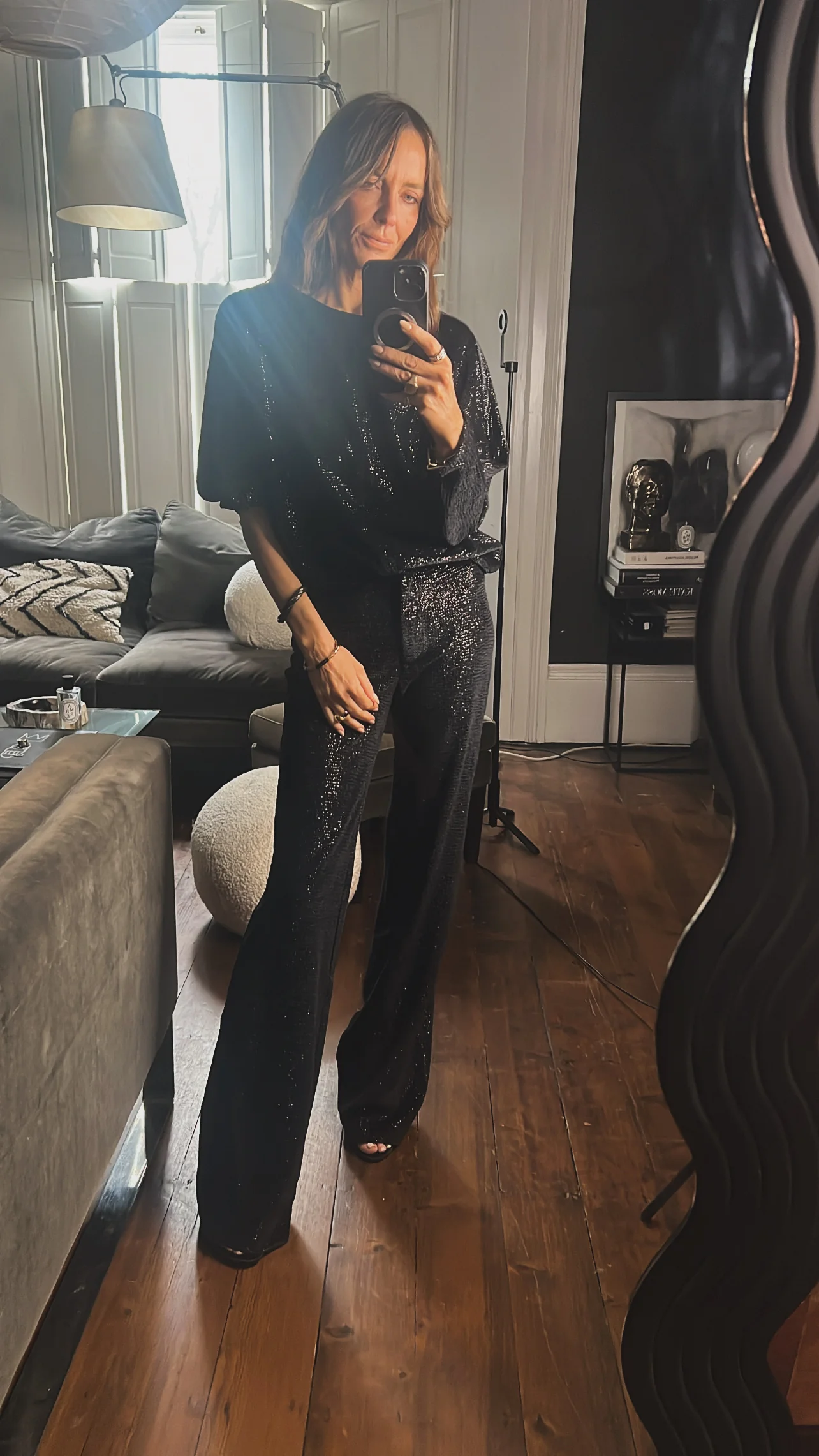 Masscob Boudon Soft Sparkle Knit Trousers - Image 3