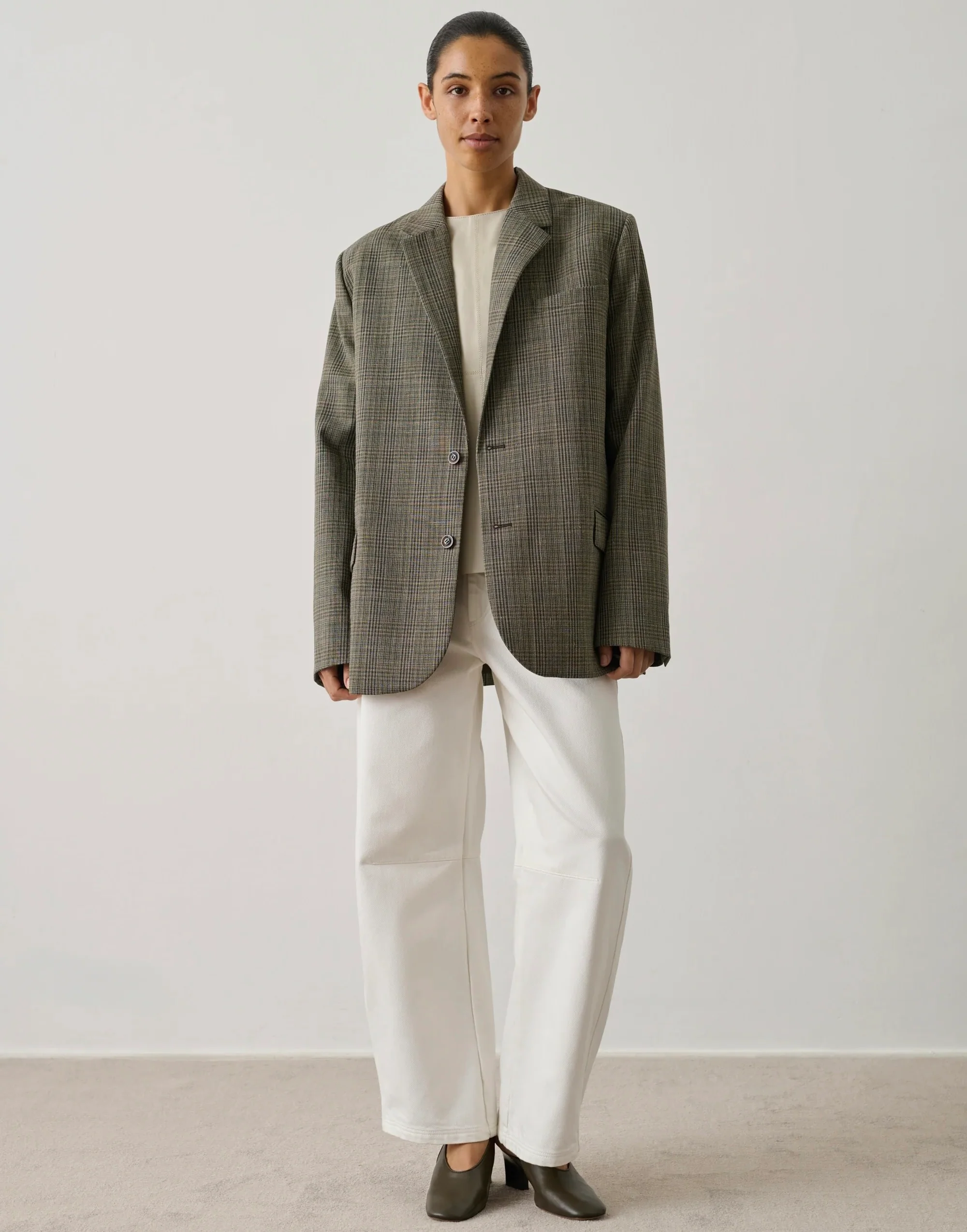 Soeur Hermosa Checked Tailored Jacket - Image 3
