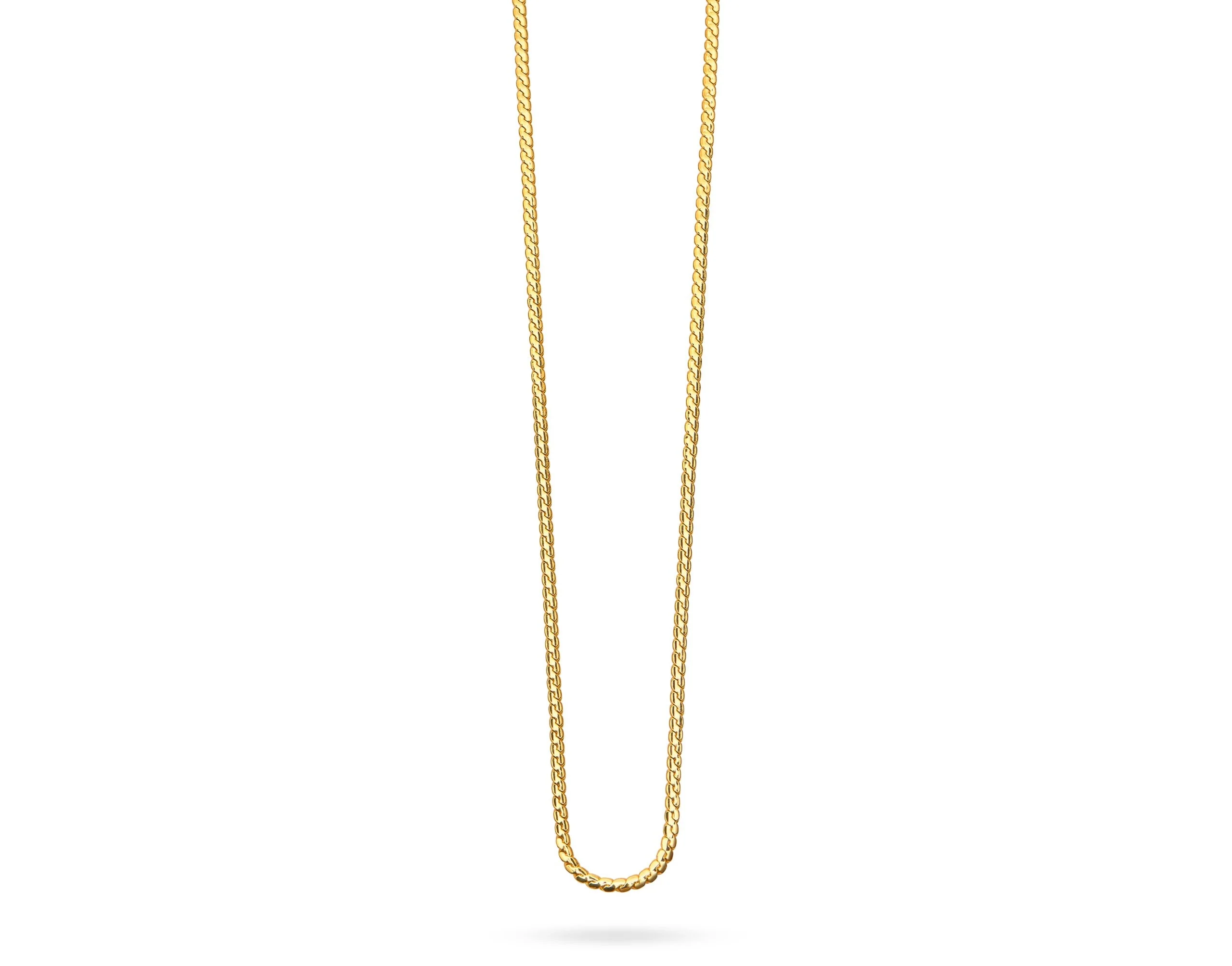 Talis Chains Snake Chain Necklace Long - Gold - Image 3