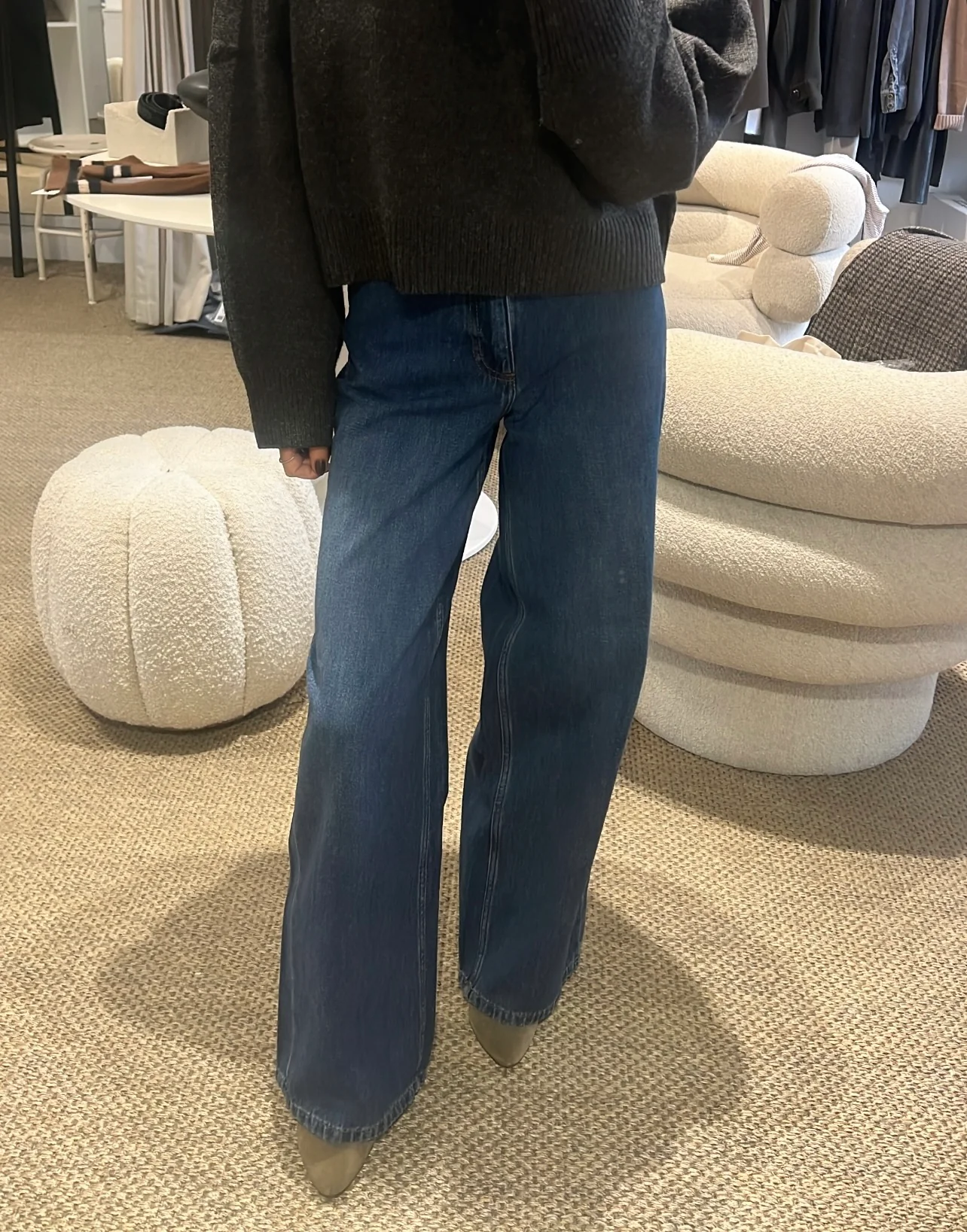 Vanessa Bruno Bilbao Boyfriend Jeans Blue - Image 3