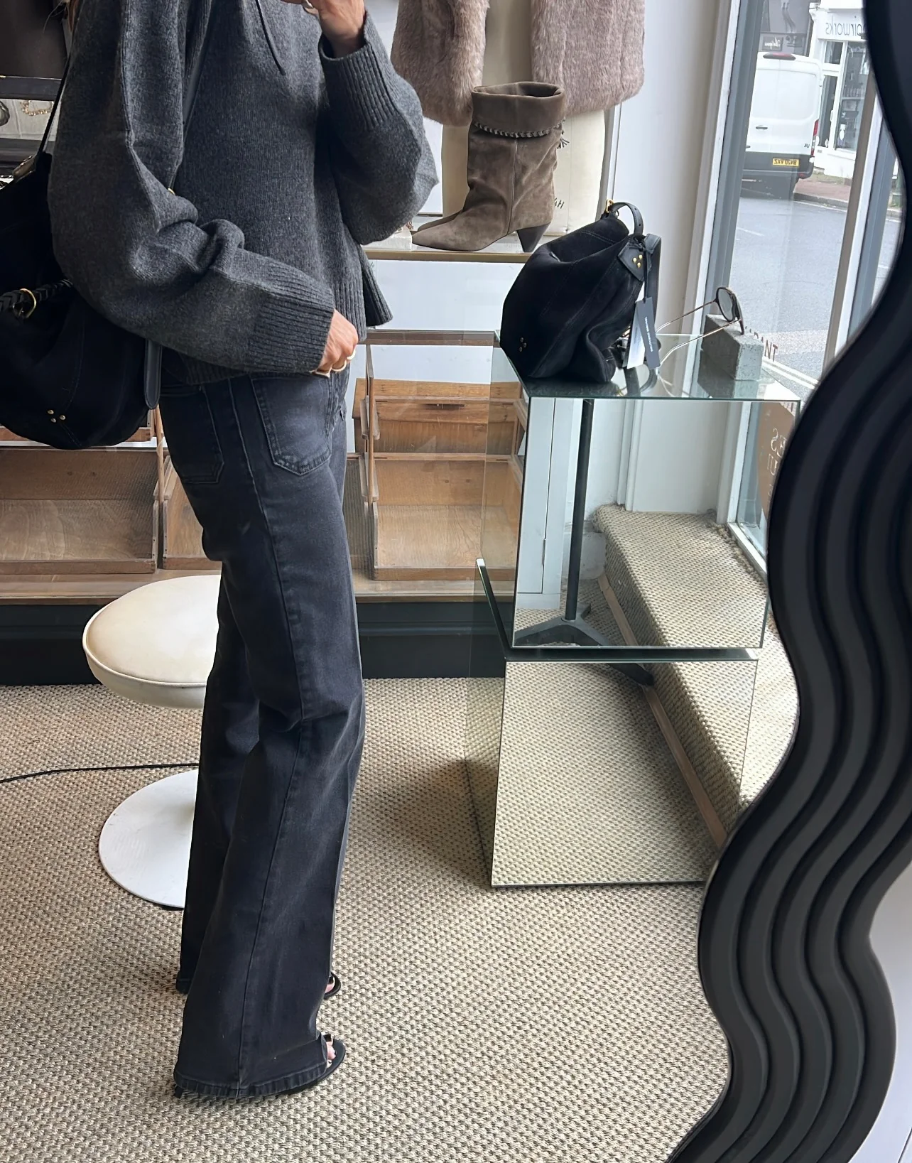 Vanessa Bruno Dompay Denim Jeans Black - Image 5