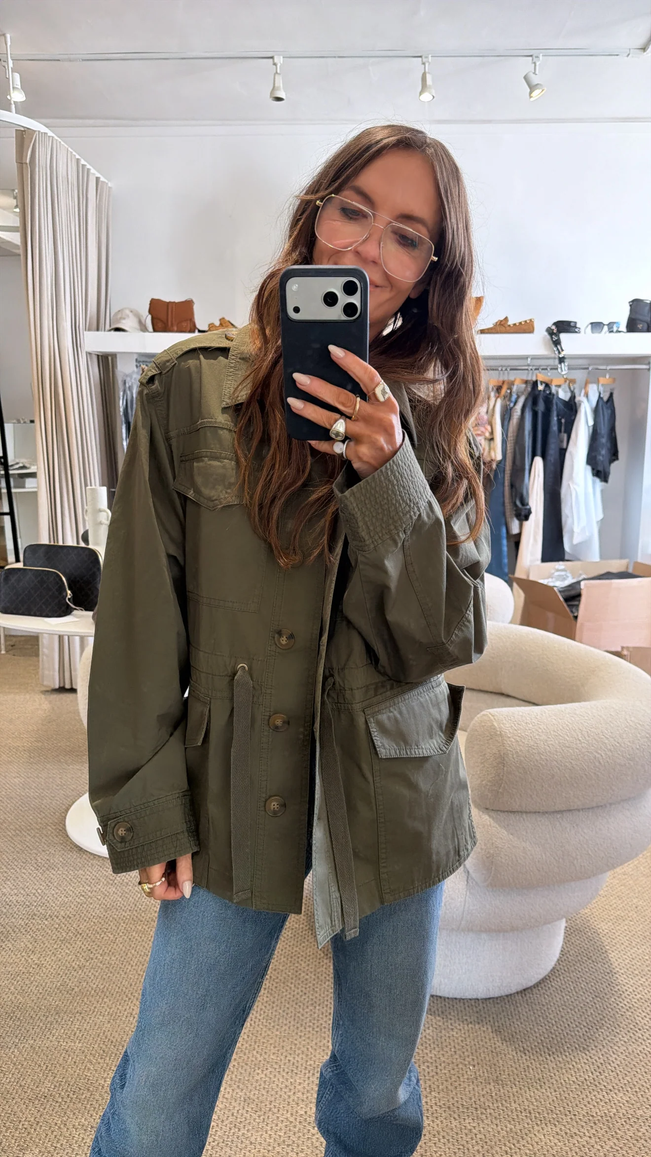 Vanessa Bruno Eliane Utility Oversized Cotton Jacket - Image 3