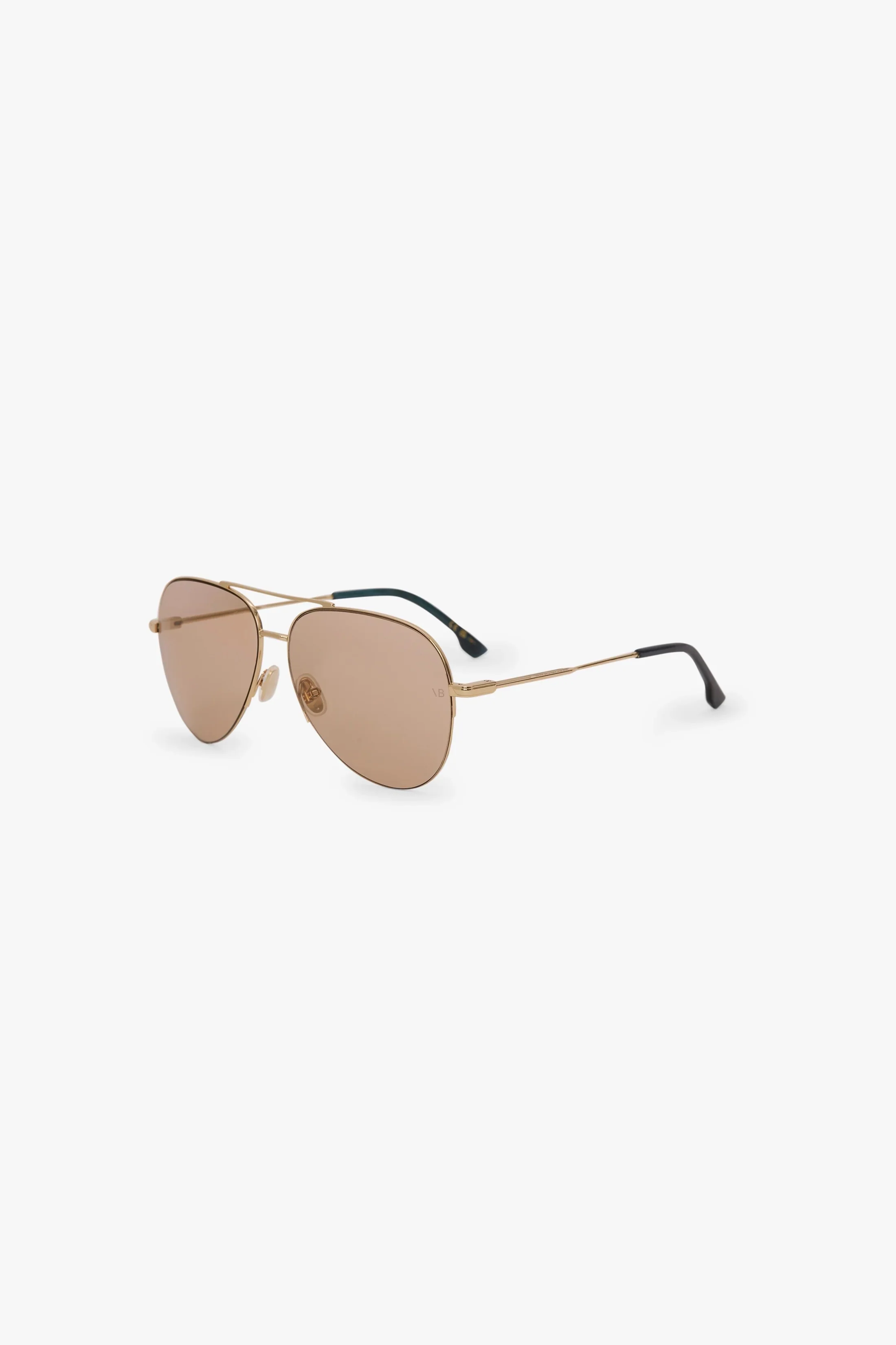 Victora Beckham Pilot Glasses Gold - Image 3